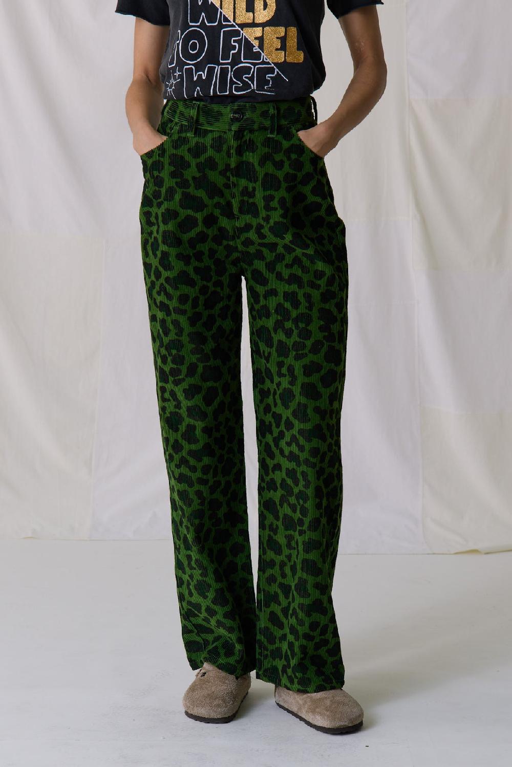 leon & harper Pantalon Puglia Wilde Green