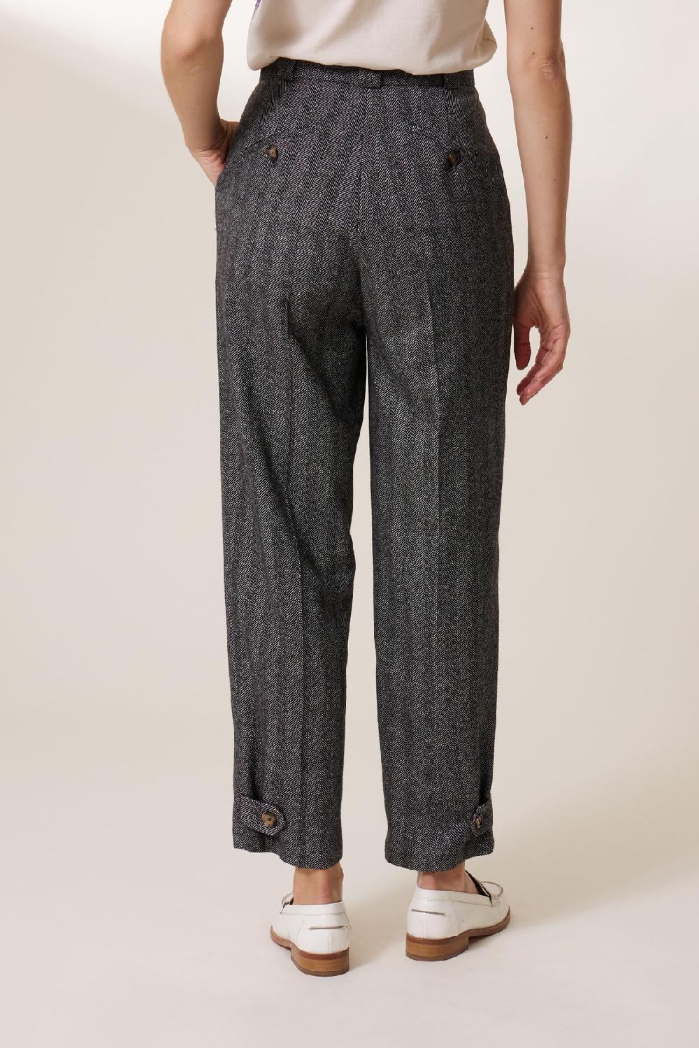 Leon & Harper Pantalon Pummy Chev Chevron