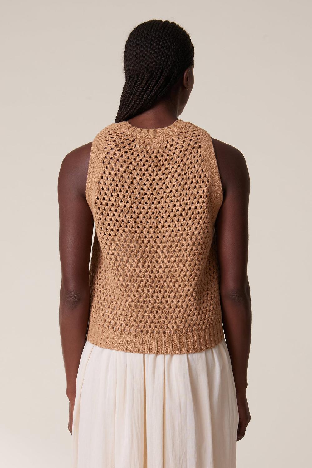 Leon & Harper Pull Maaike Plain Oatmeal