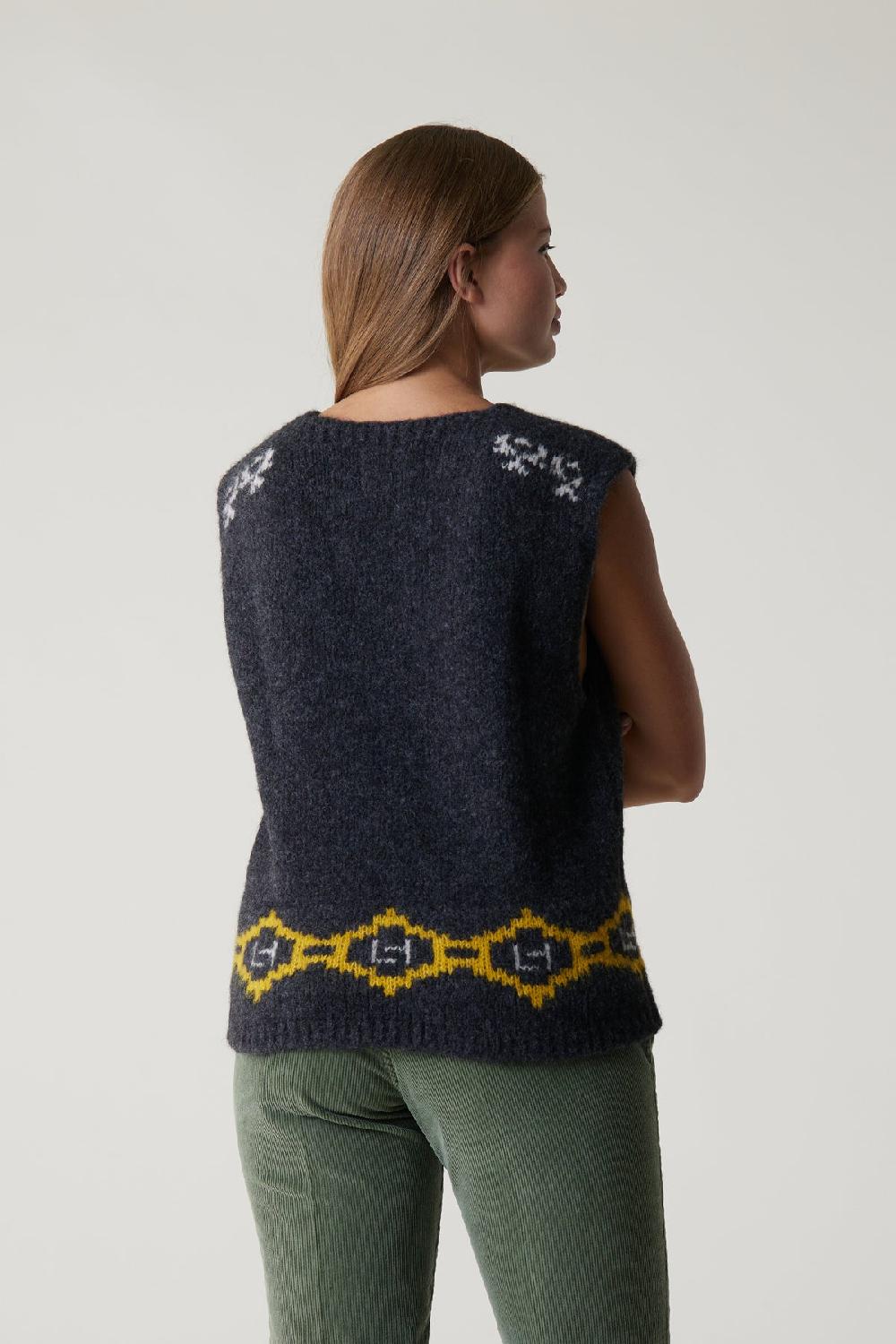 Leon & Harper Pull Maco Mix Grey