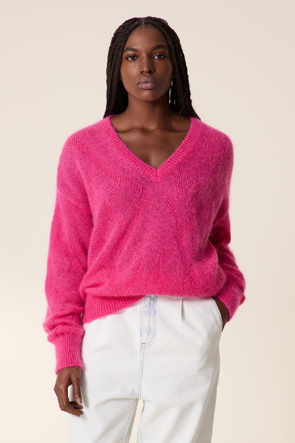 leon & harper Pull Malili PL Pink