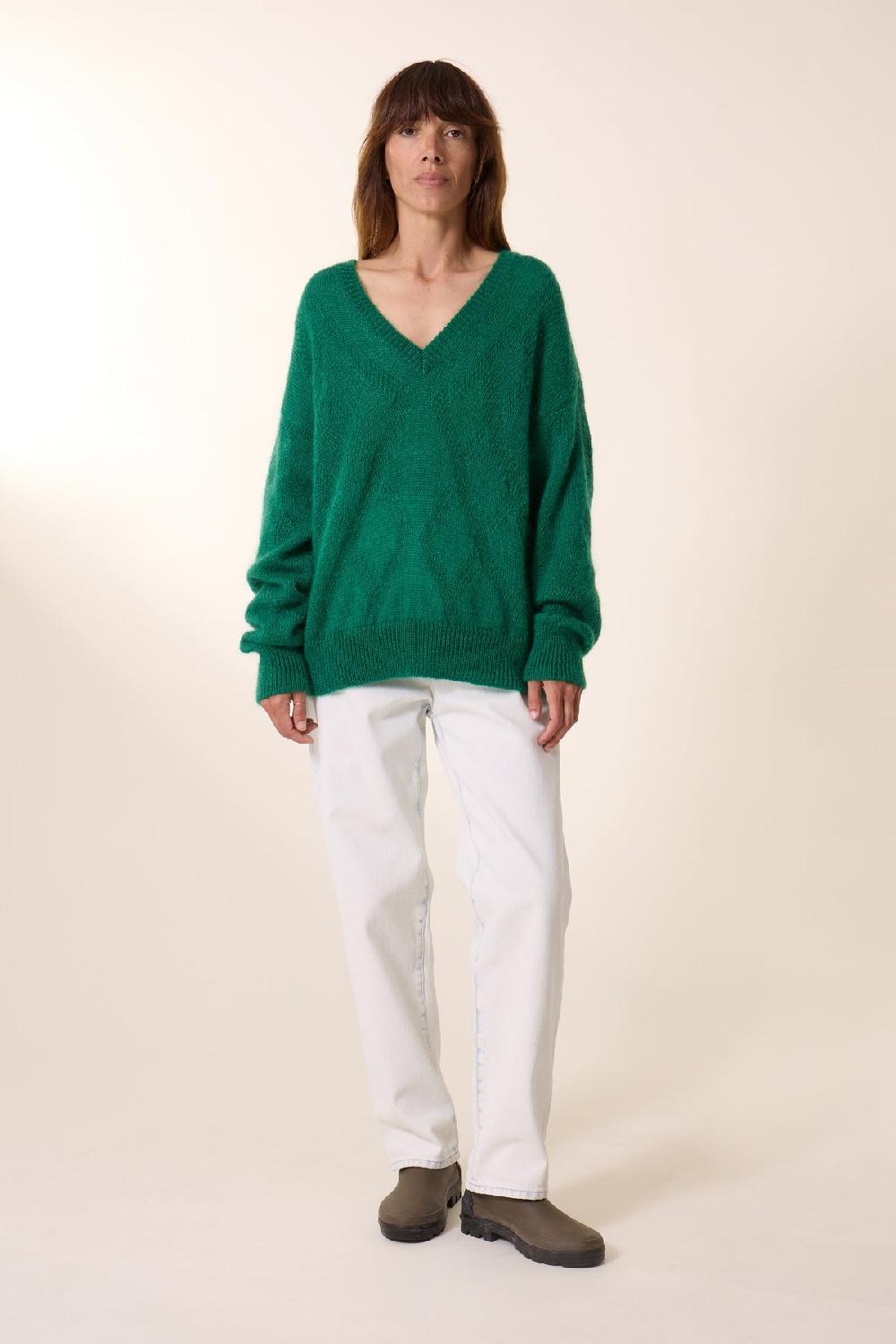 Leon & Harper Pull Malili PLN Green