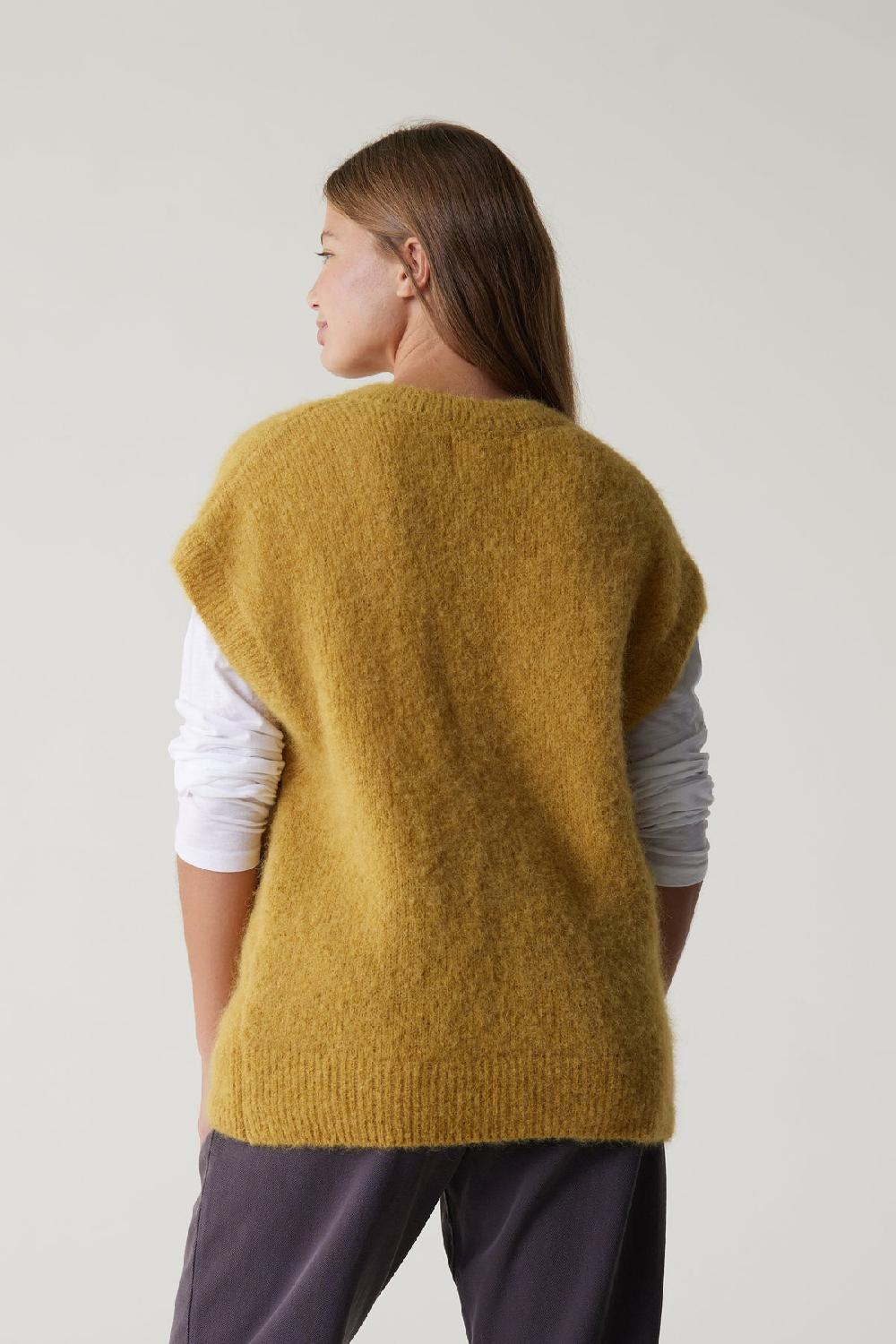 Leon & Harper Pull Mandy Plain Yellow