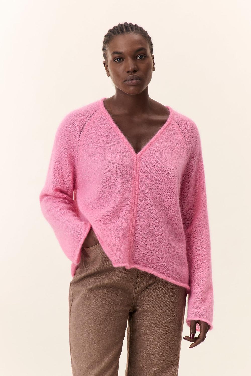 Leon & Harper Pull Margarit Plain Pink