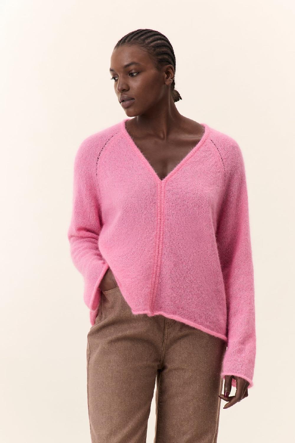 leon & harper Pull Margarit Plain Pink