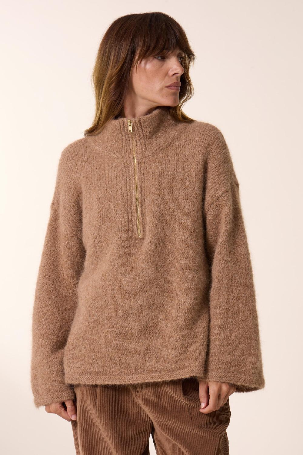 Leon & Harper Pull Marie PLN Beige