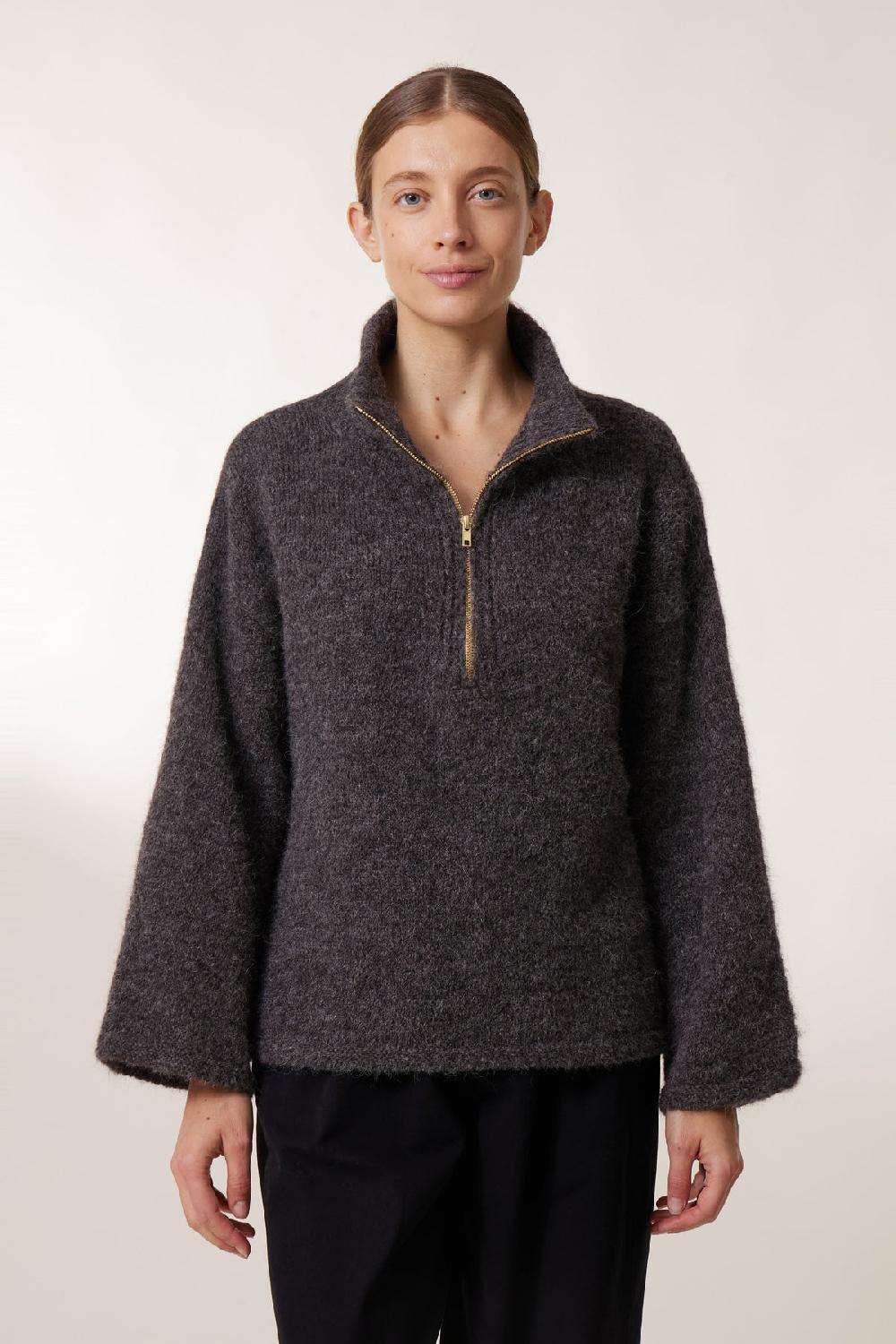 leon & harper Pull Marie PLN Grey