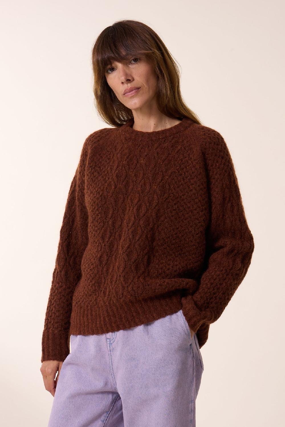 Leon & Harper Pull Marius CHN Brown