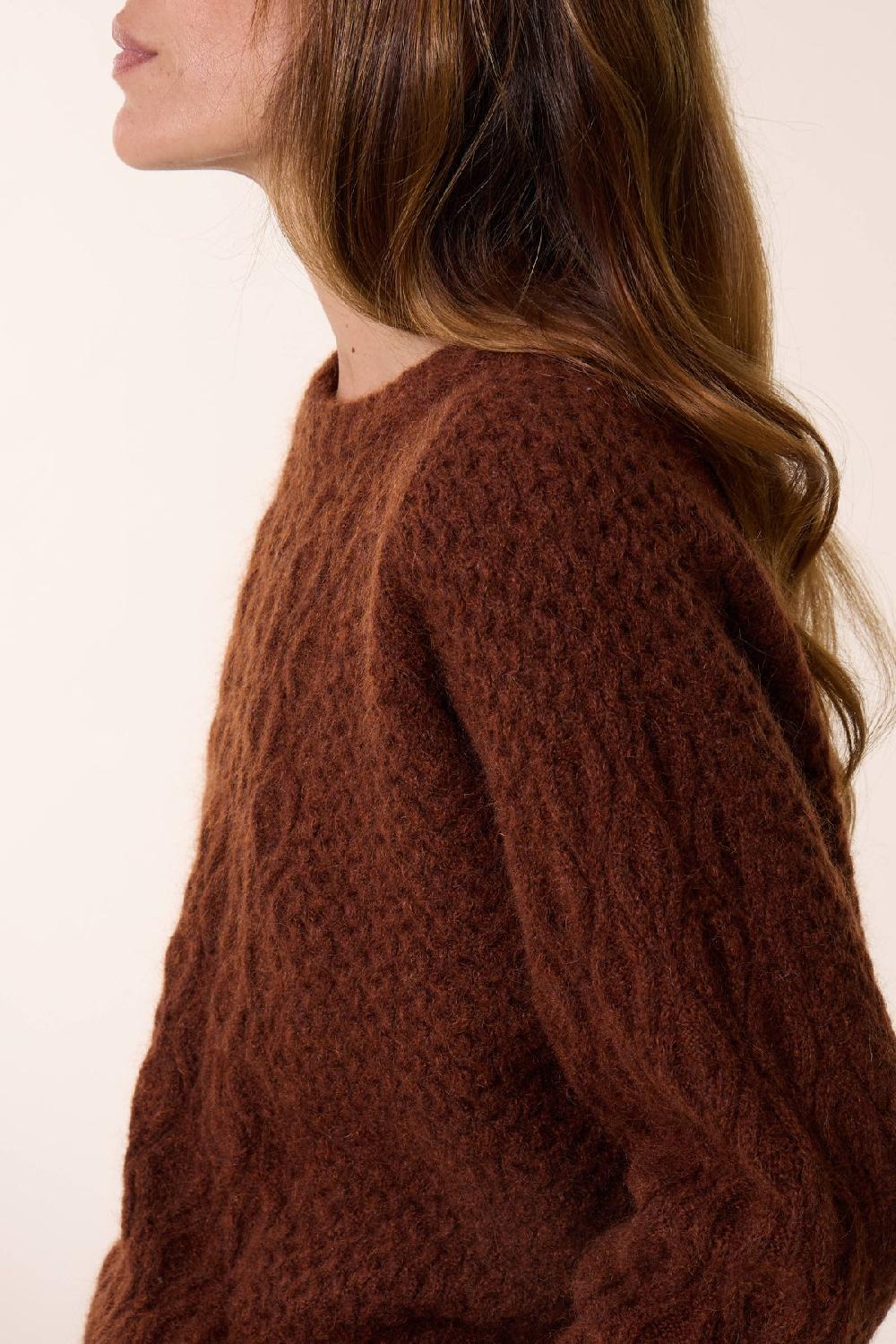 Leon & Harper Pull Marius CHN Brown