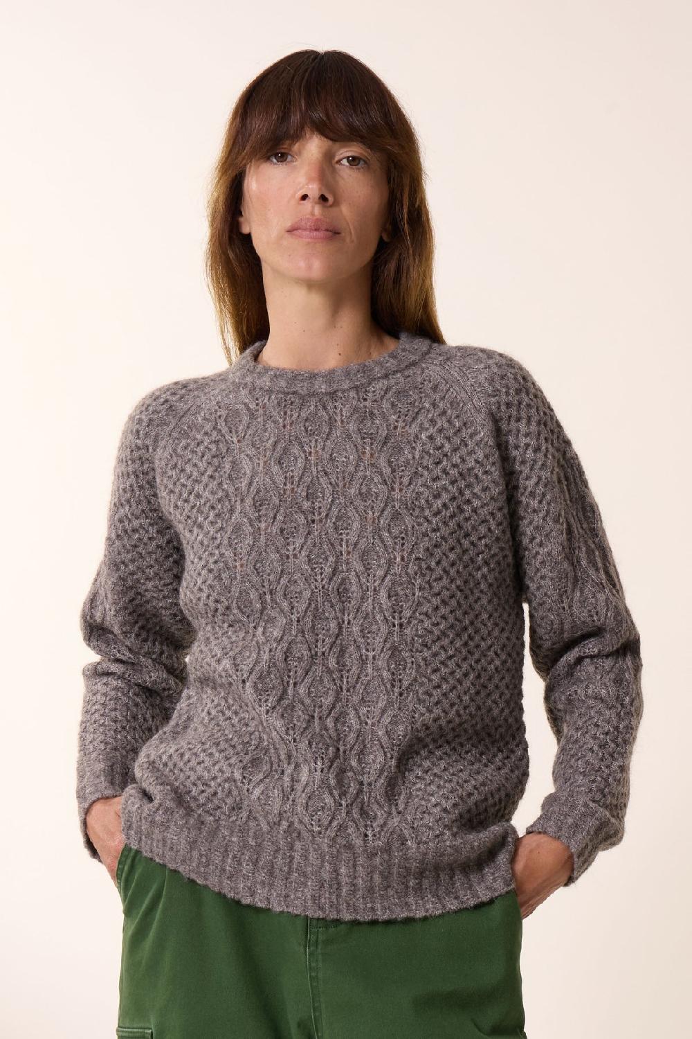 leon & harper Pull Marius CHN Grey