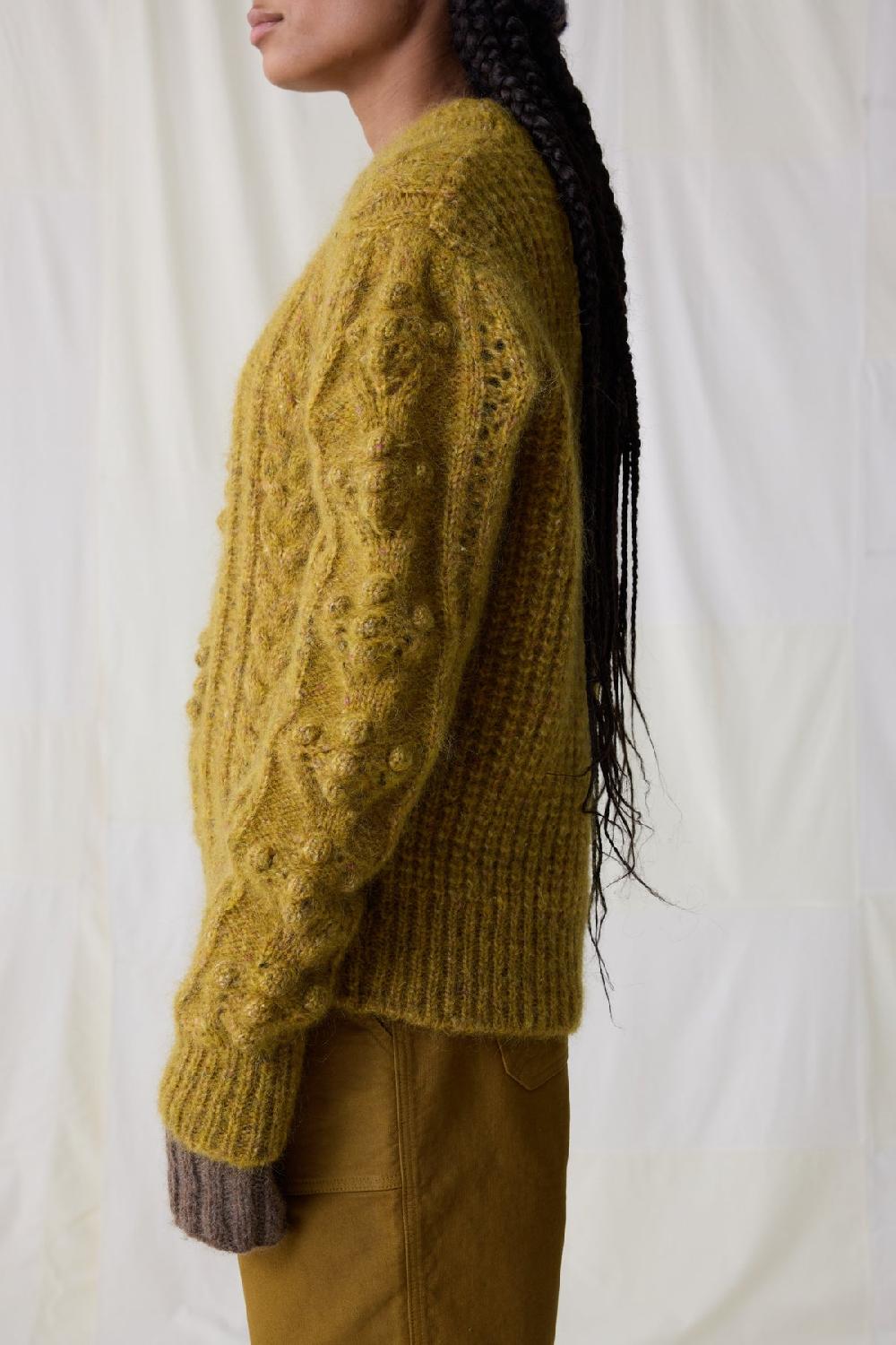 Leon & Harper Pull Martina Mix Yellow