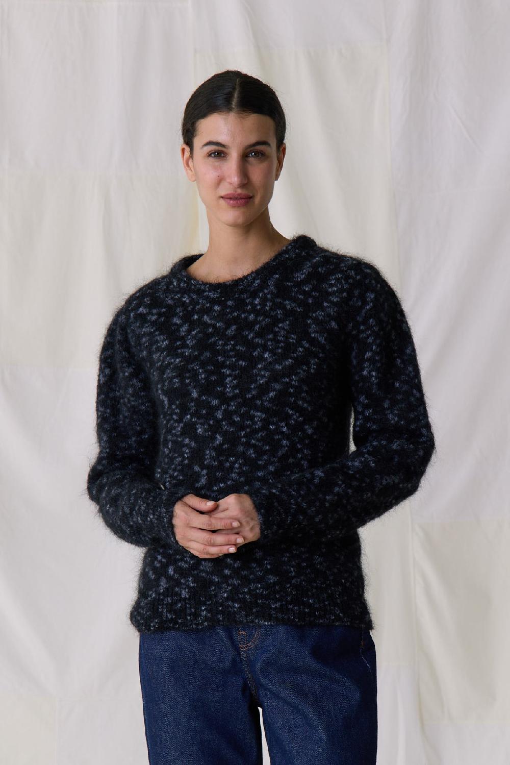 Leon & Harper Pull Mat Leopard Grey