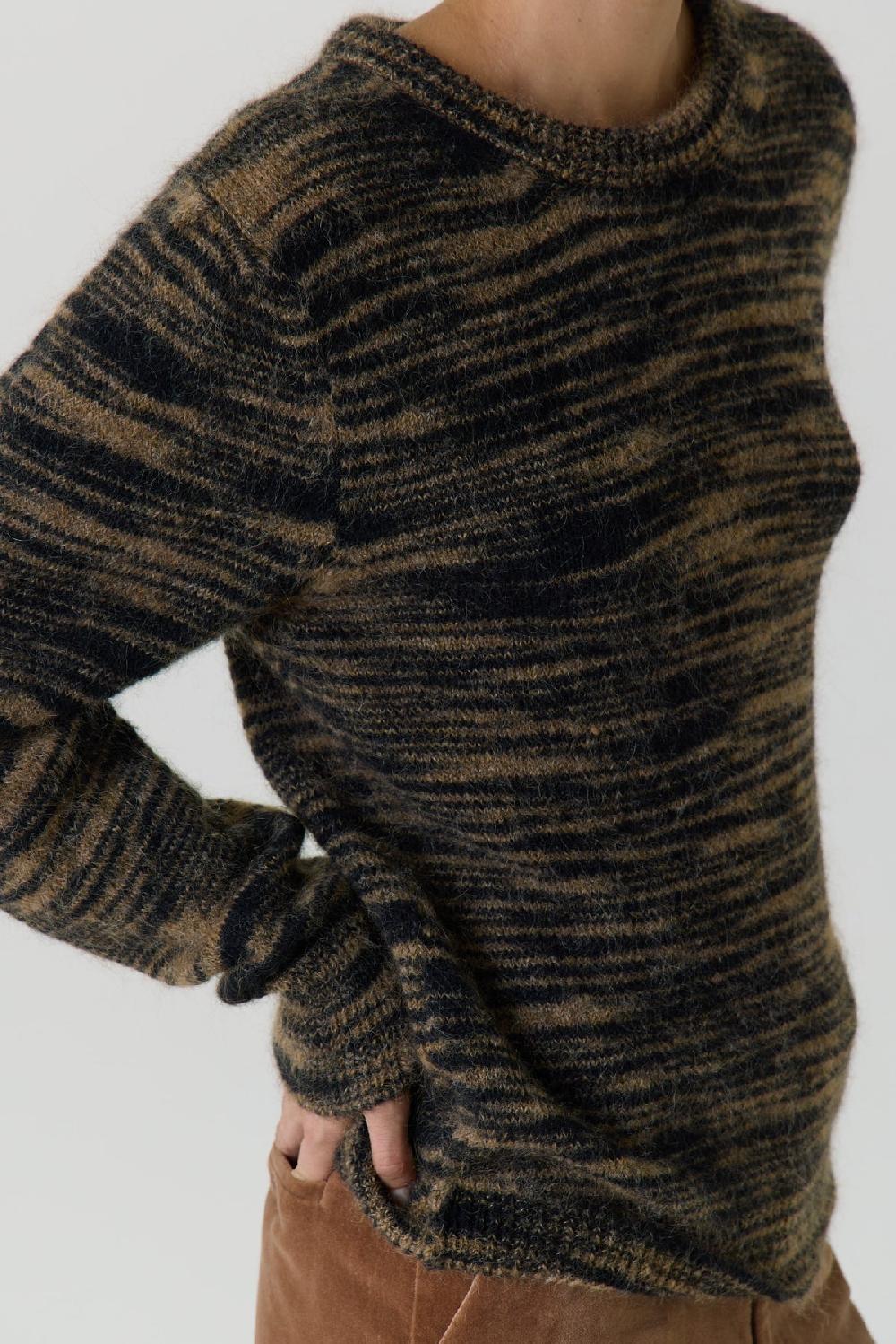 Leon & Harper Pull Mat Tiger Beige