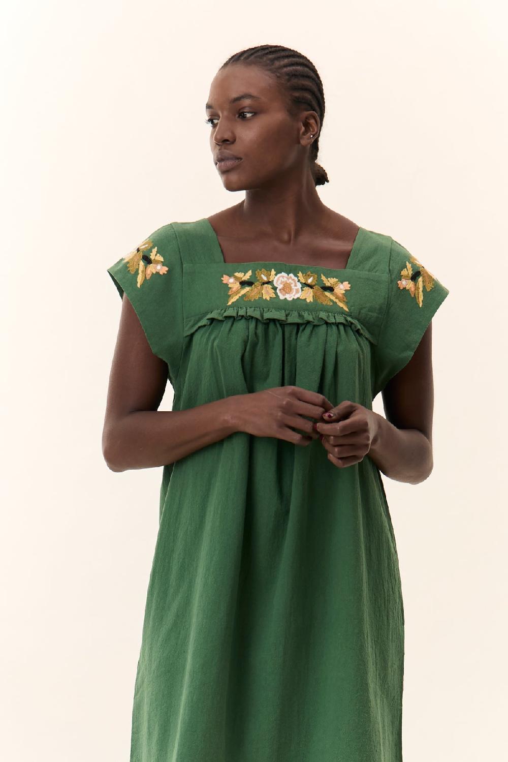 Leon & Harper Robe Raddix Brd Green