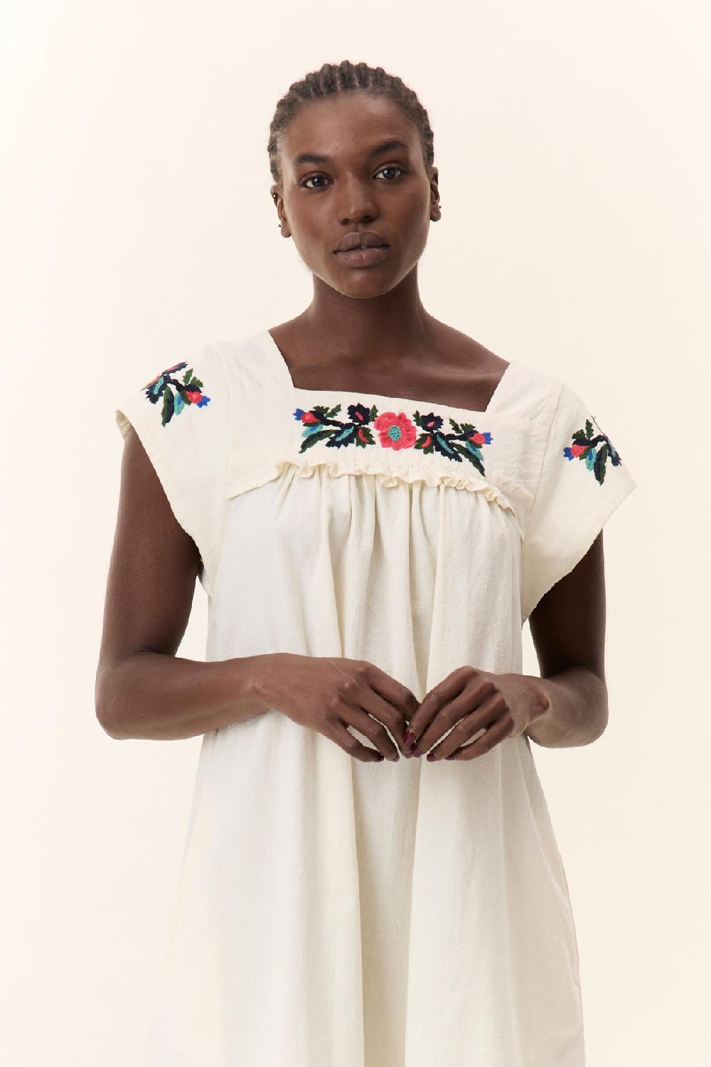 leon & harper Robe Raddix Brd Off White