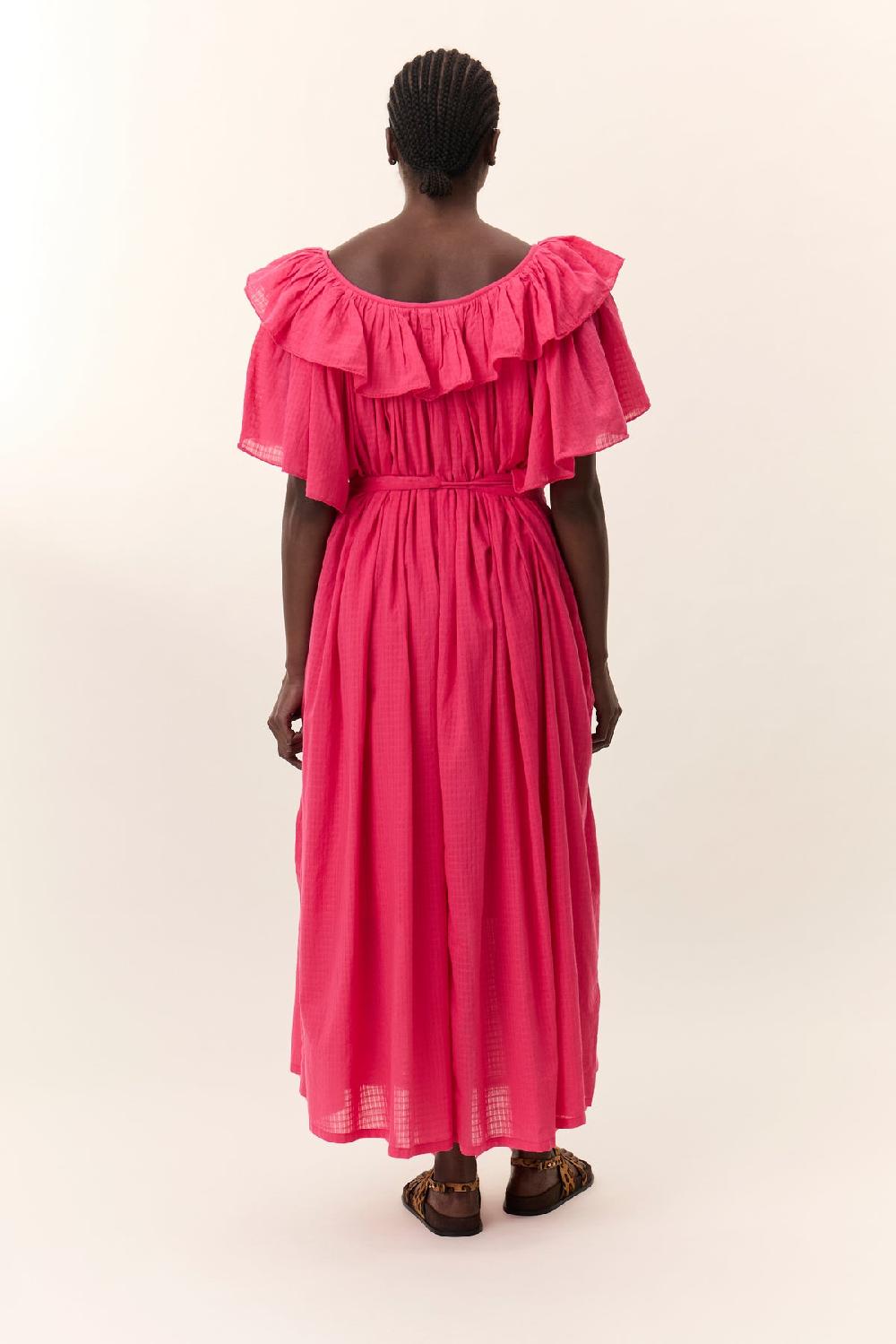 Leon & Harper Robe Raeya Plain Berry