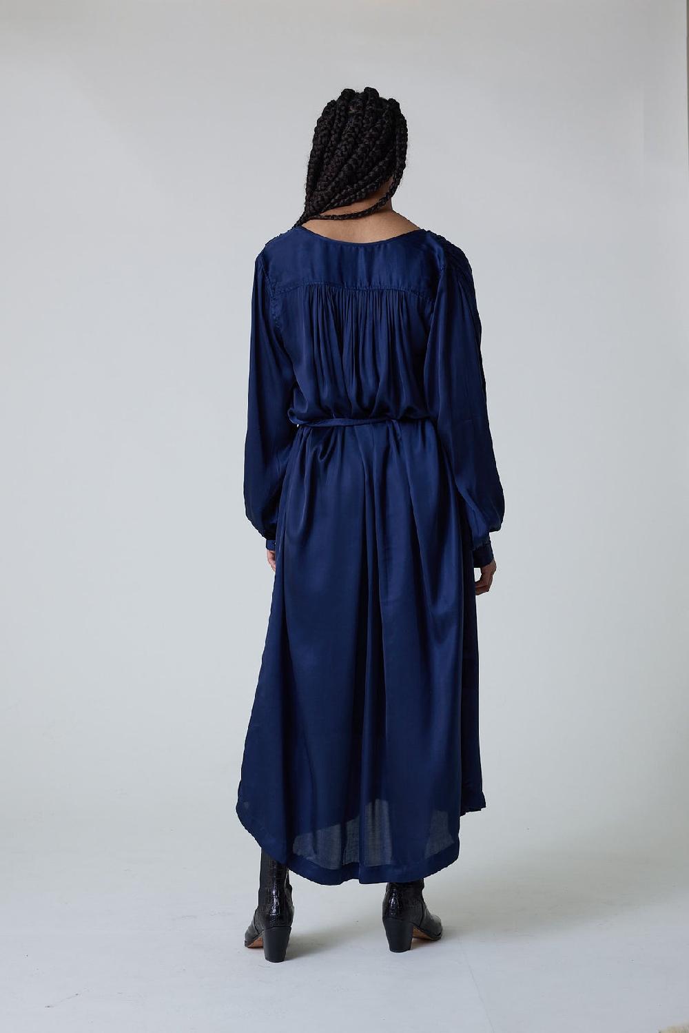 Leon & Harper Robe Raimy Plain Black Iris