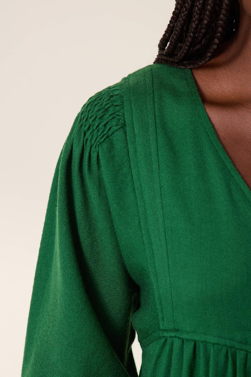 Leon & Harper Robe Rainie PLN Green