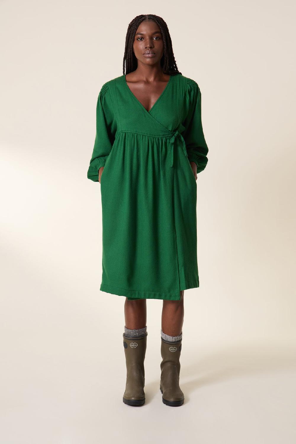 leon & harper Robe Rainie PLN Green