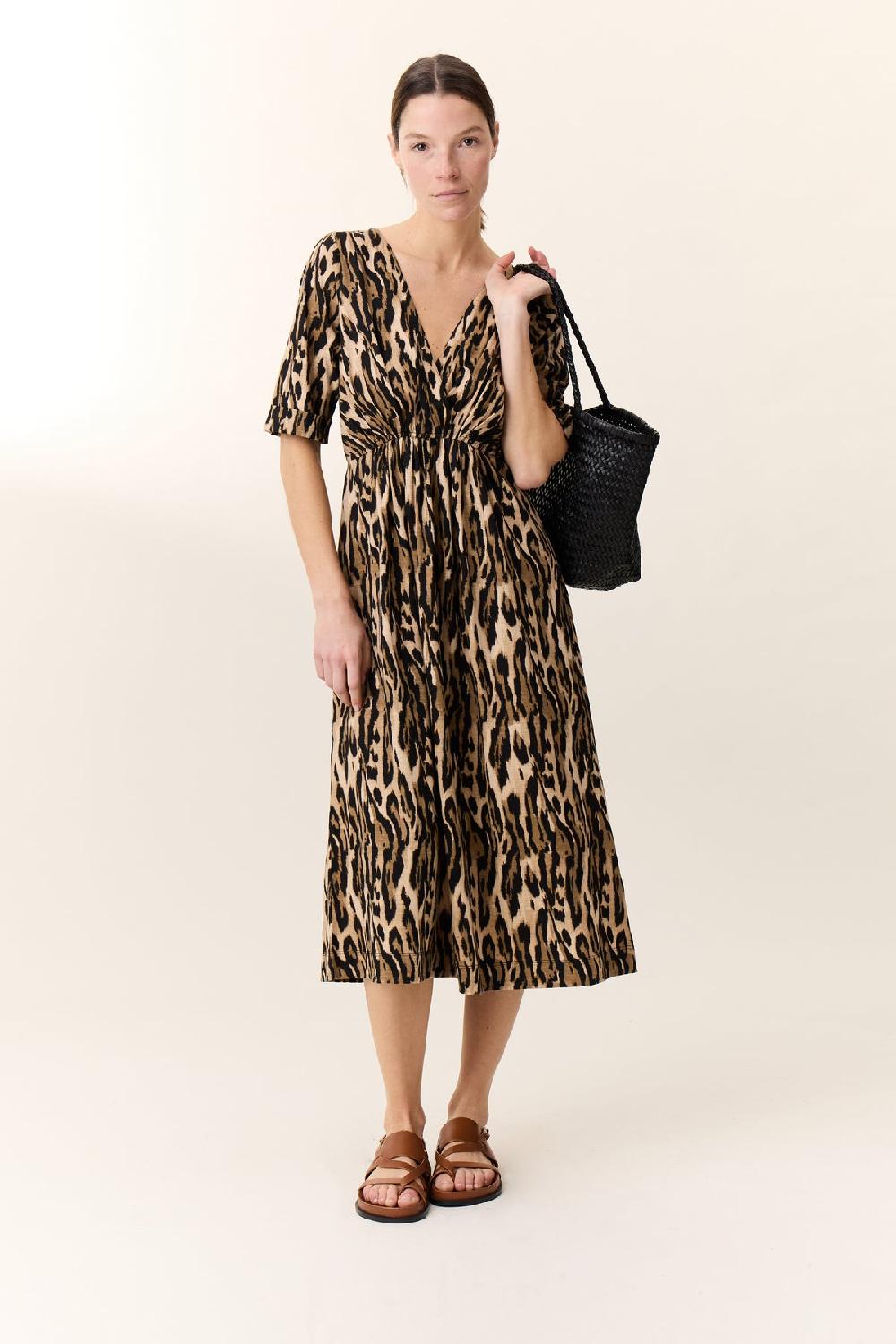 leon & harper Robe Rala Savane Beige