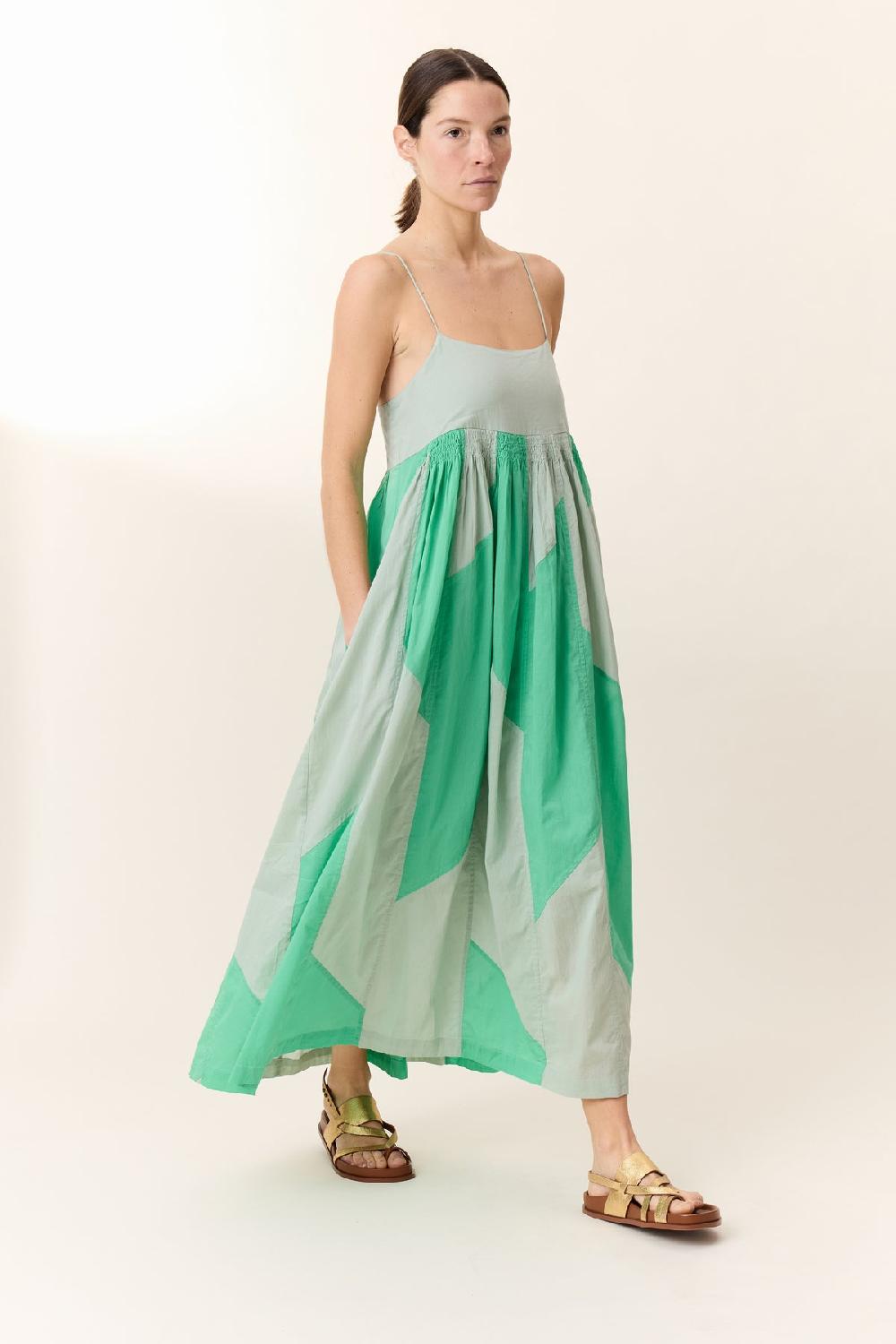 Leon & Harper Robe Raptor Patch Green