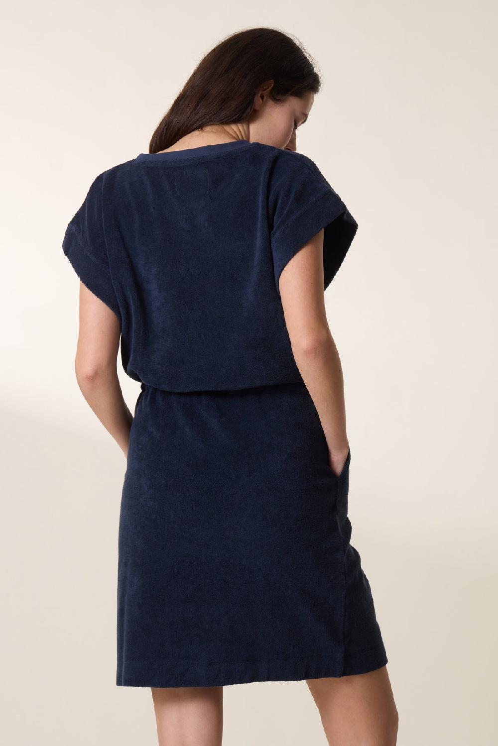 Leon & Harper Robe Rei Plain Carbone