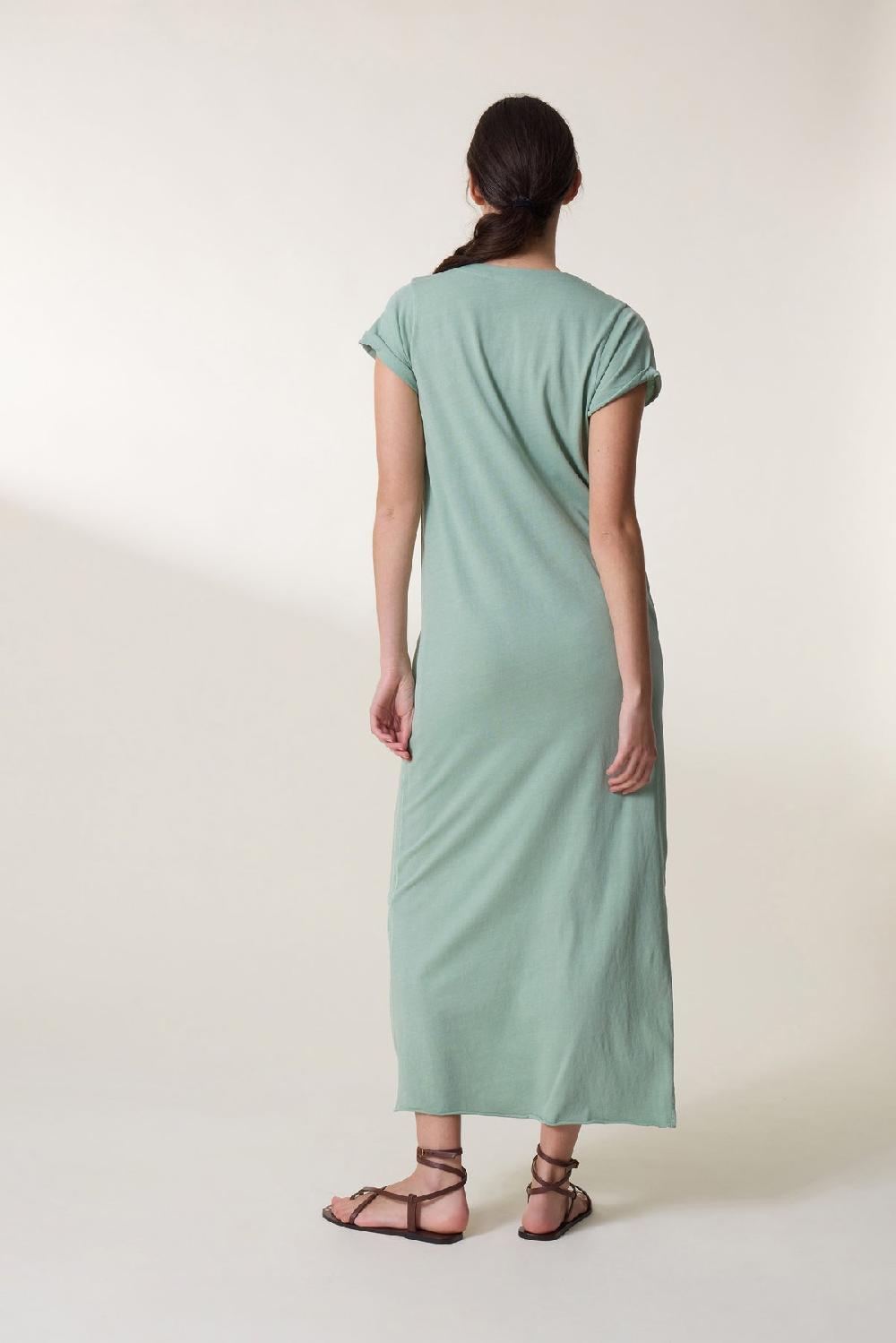 Leon & Harper Robe Reinette Beads Aqua