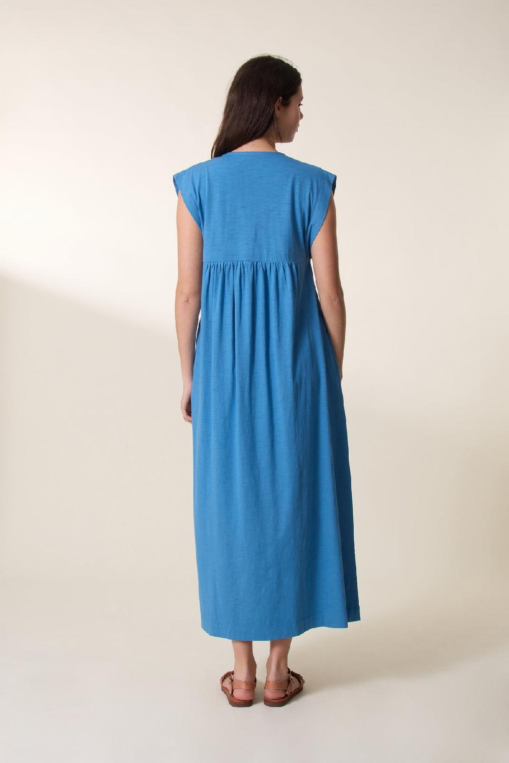 Leon & Harper Robe Richard Plain Sea