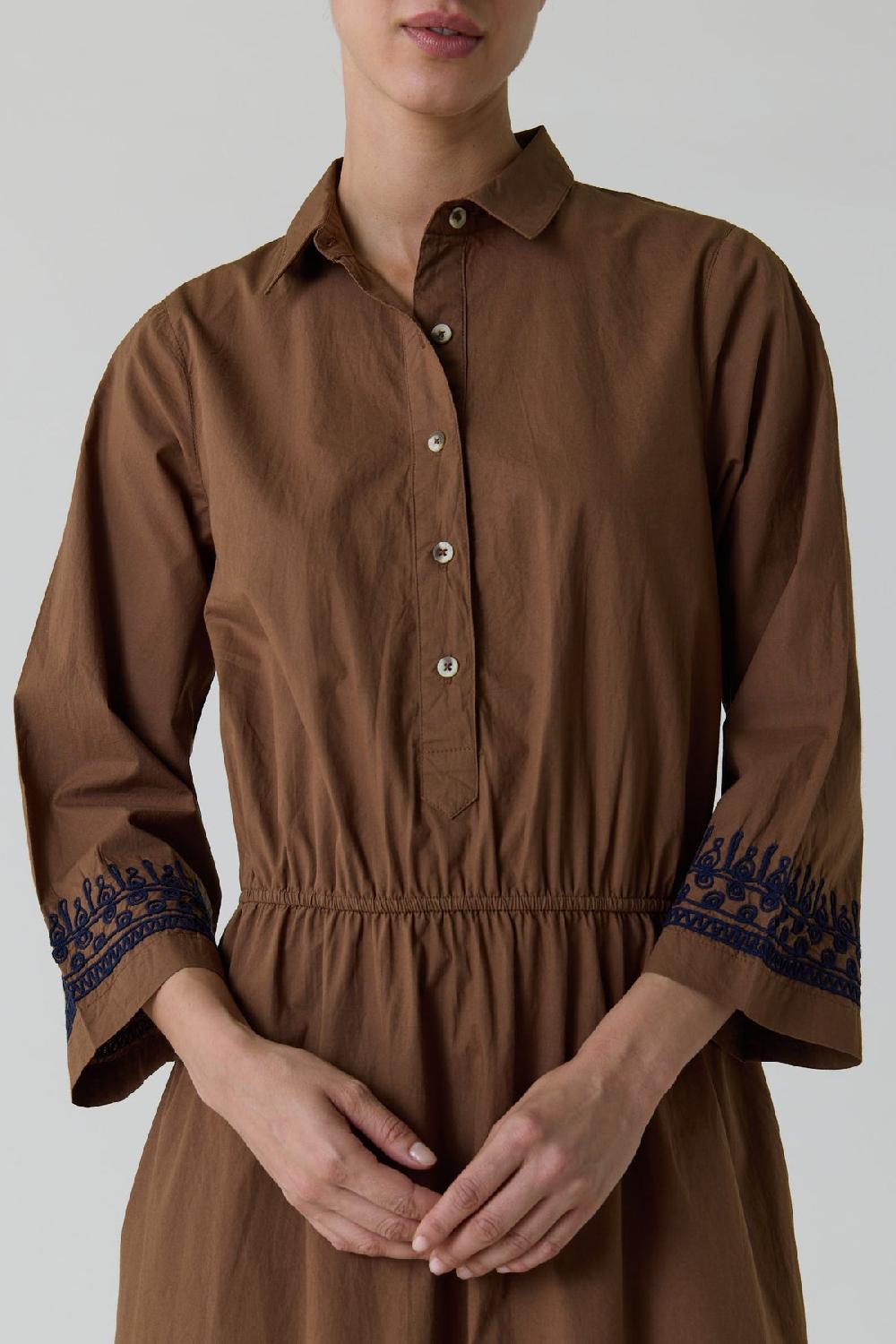 Leon & Harper Robe Rigolo Plain Caramel