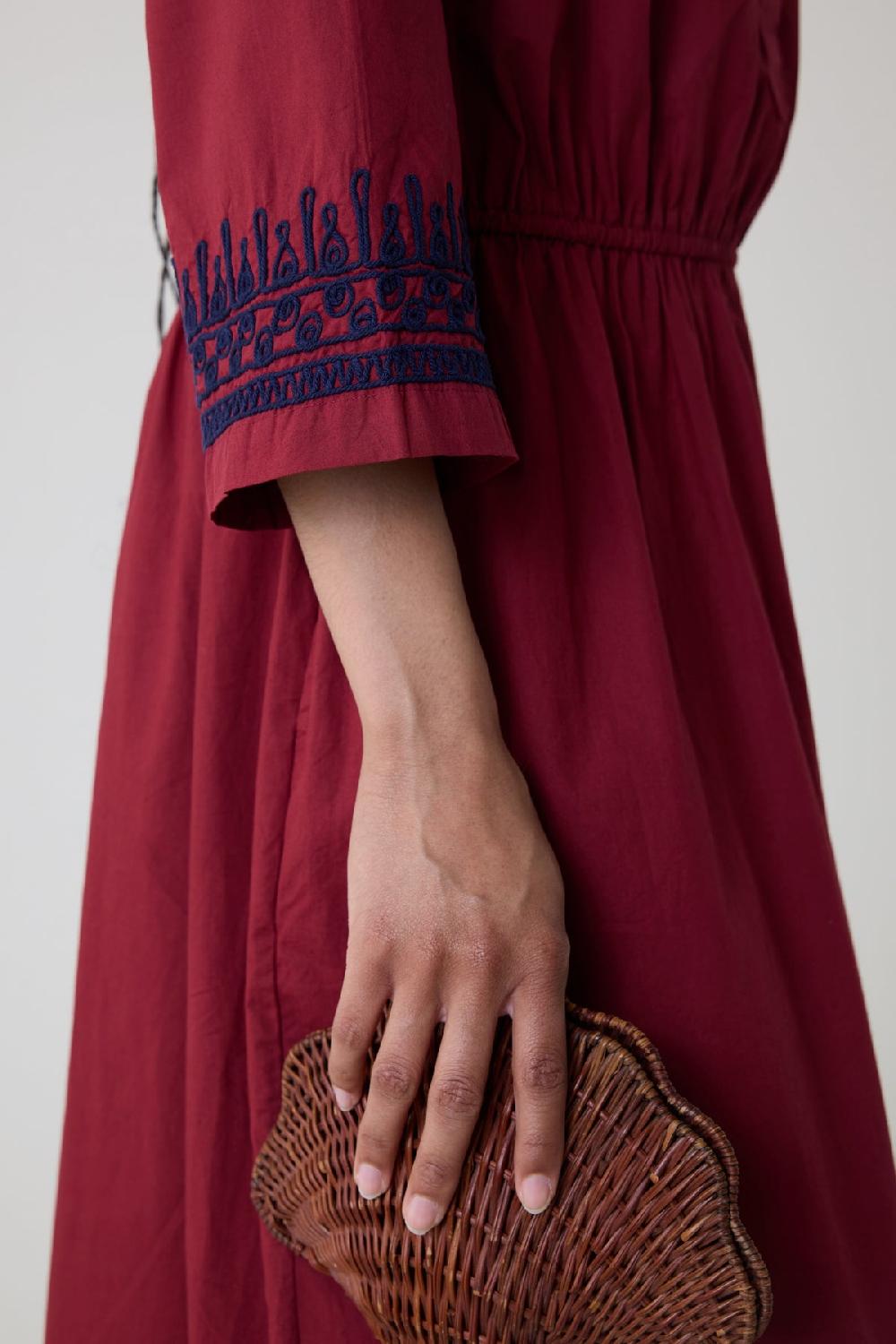 Leon & Harper Robe Rigolo Plain Carmin