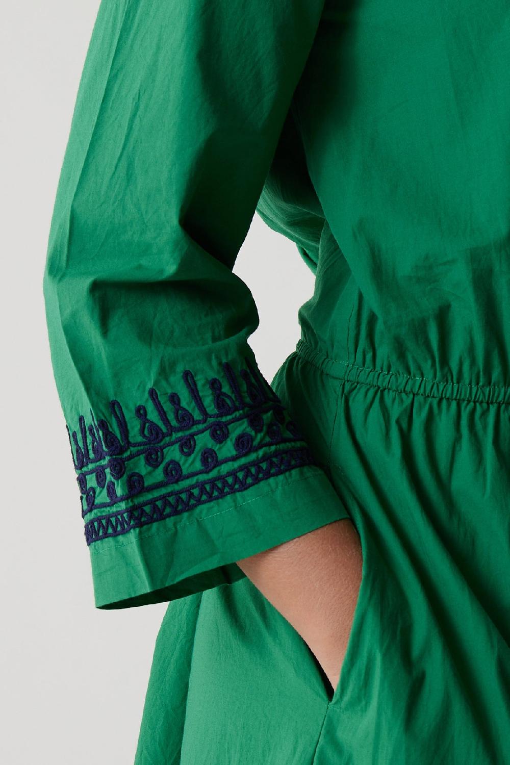 Leon & Harper Robe Rigolo Plain Green