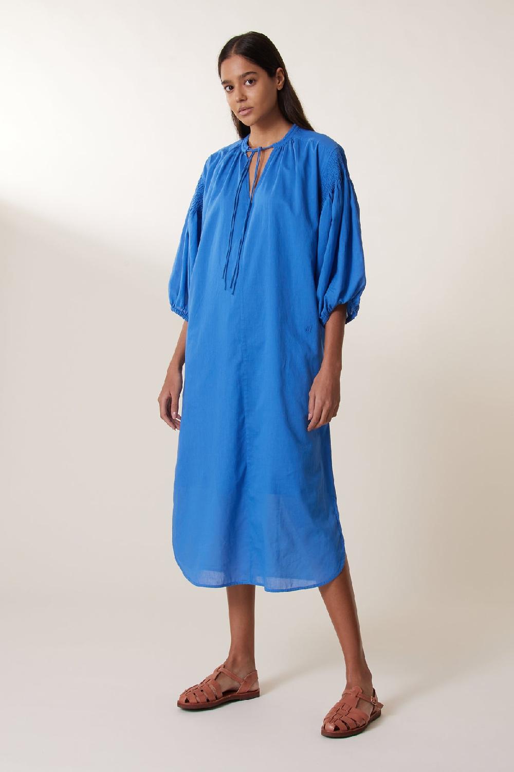leon & harper Robe Rire Plain Ocean