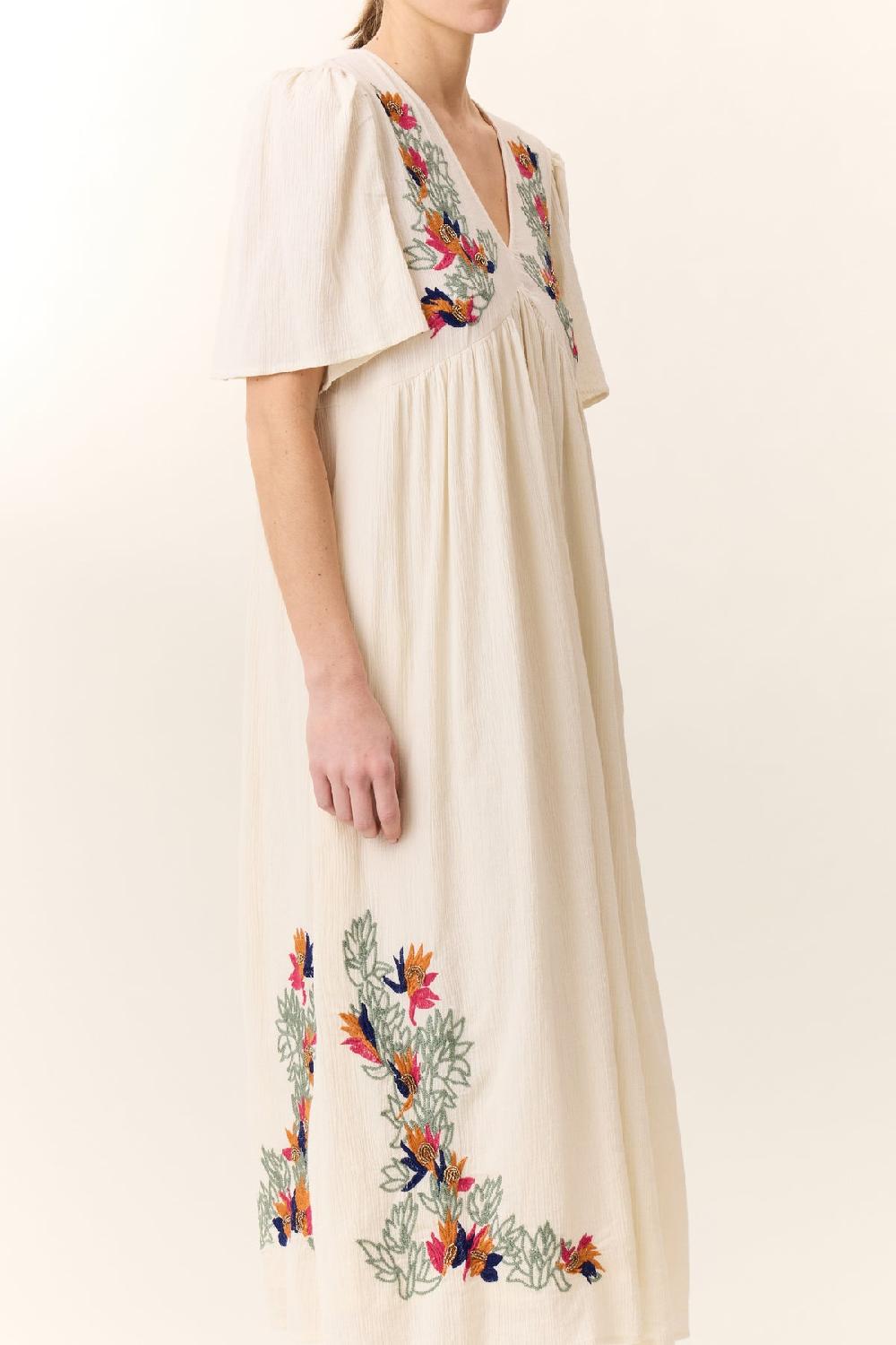 Leon & Harper Robe Risu Pearl Off White