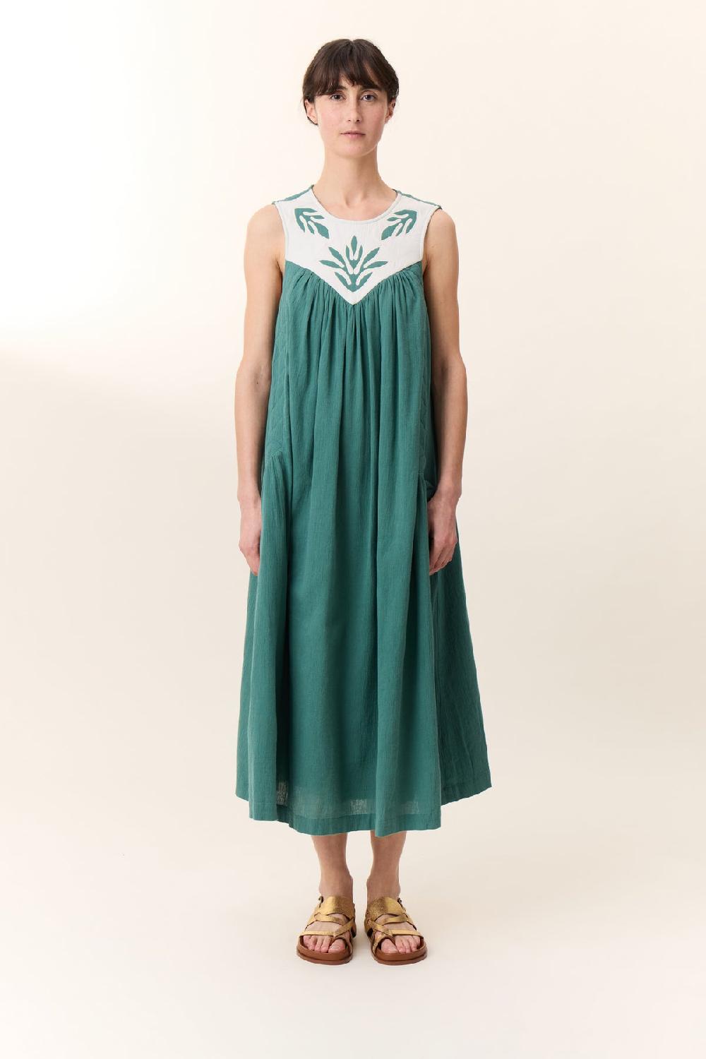 leon & harper Robe Robeen Paros Green