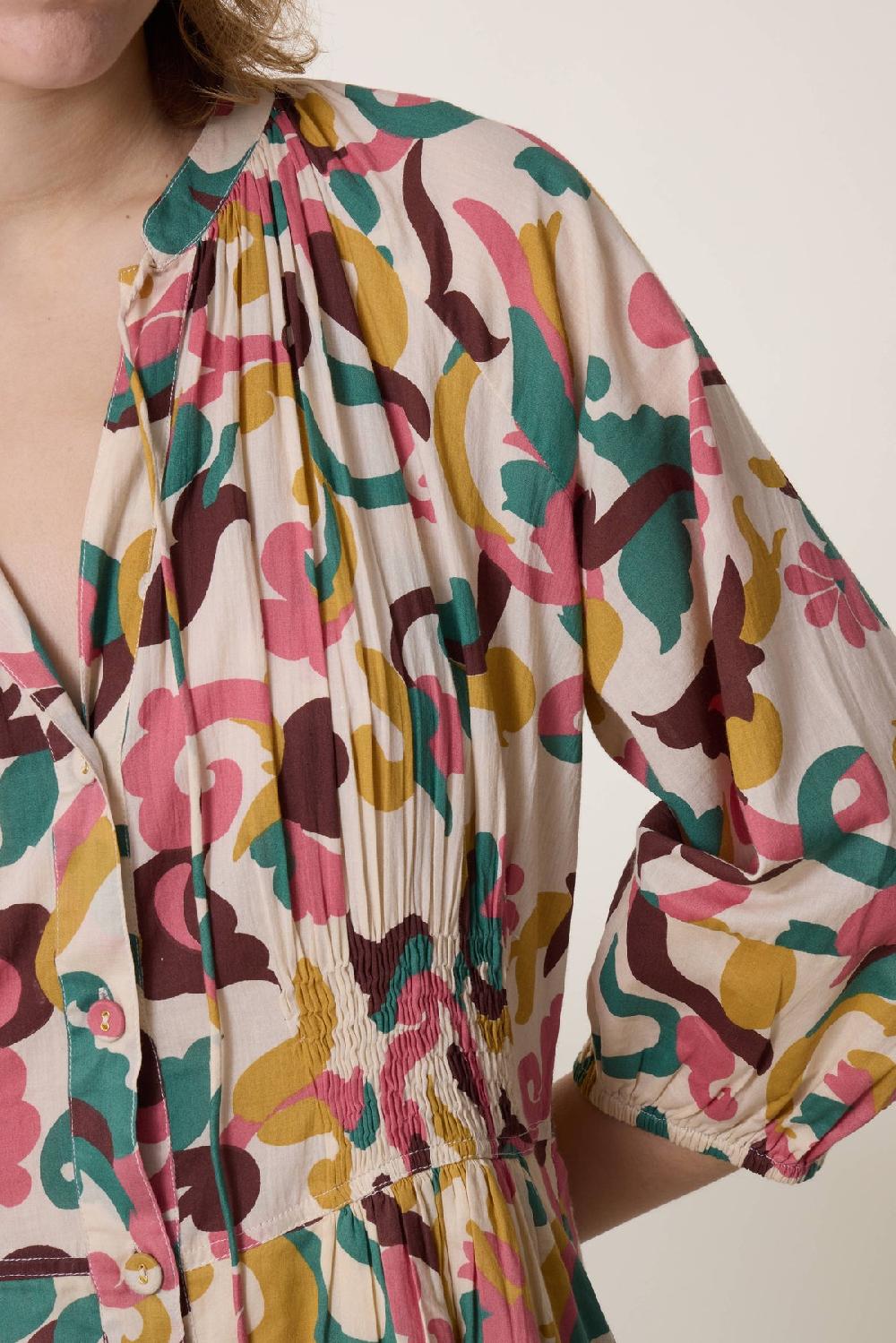 Leon & Harper Robe Roudy Patch Vanilla