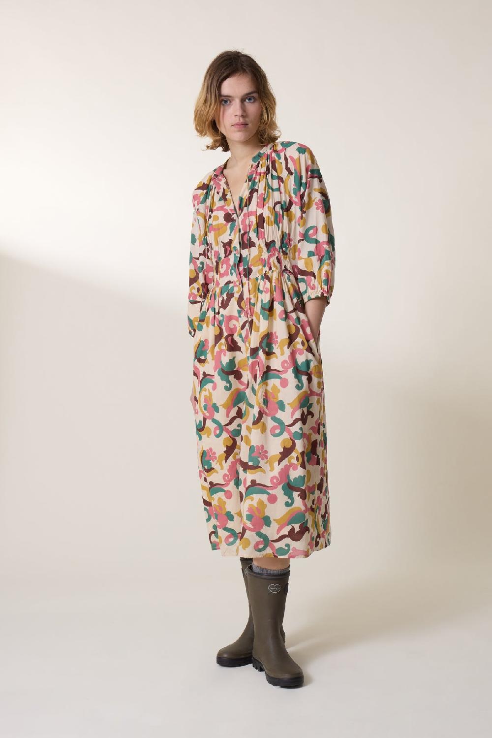 leon & harper Robe Roudy Patch Vanilla