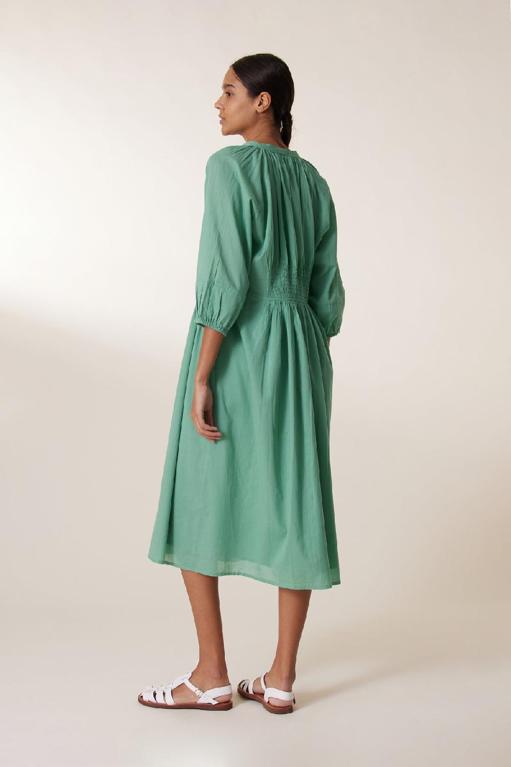 Leon & Harper Robe Roudy Plain Celadon