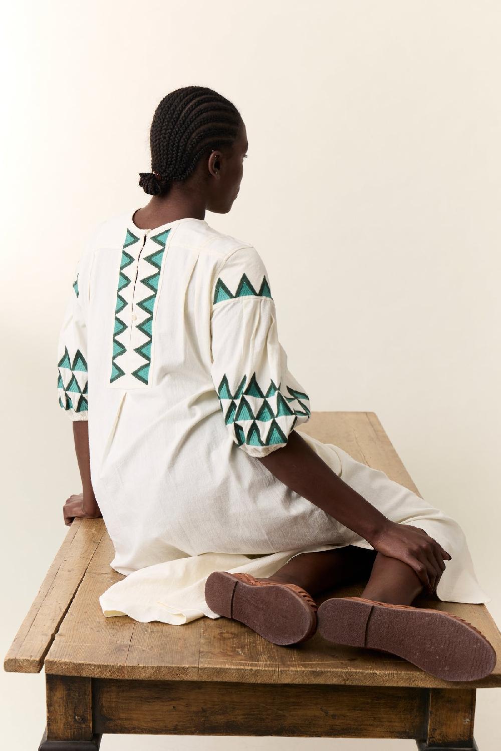 Leon & Harper Robe Rudo Alpha Off White