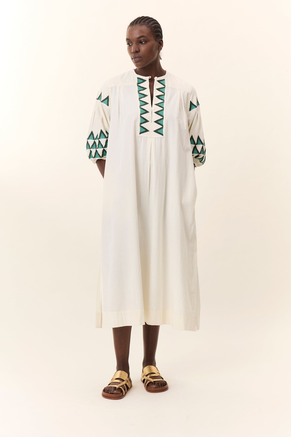 leon & harper Robe Rudo Alpha Off White