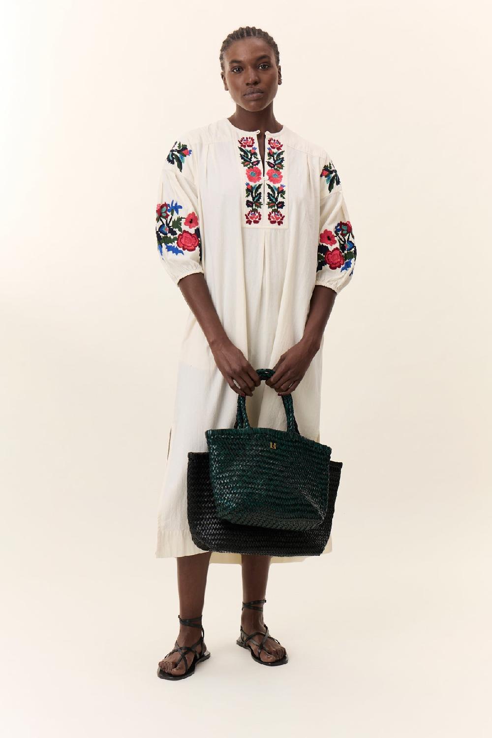 leon & harper Robe Rudo Brd Off White