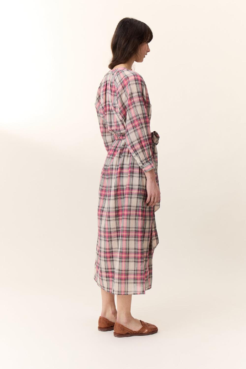 Leon & Harper Robe Runa Crx Pink