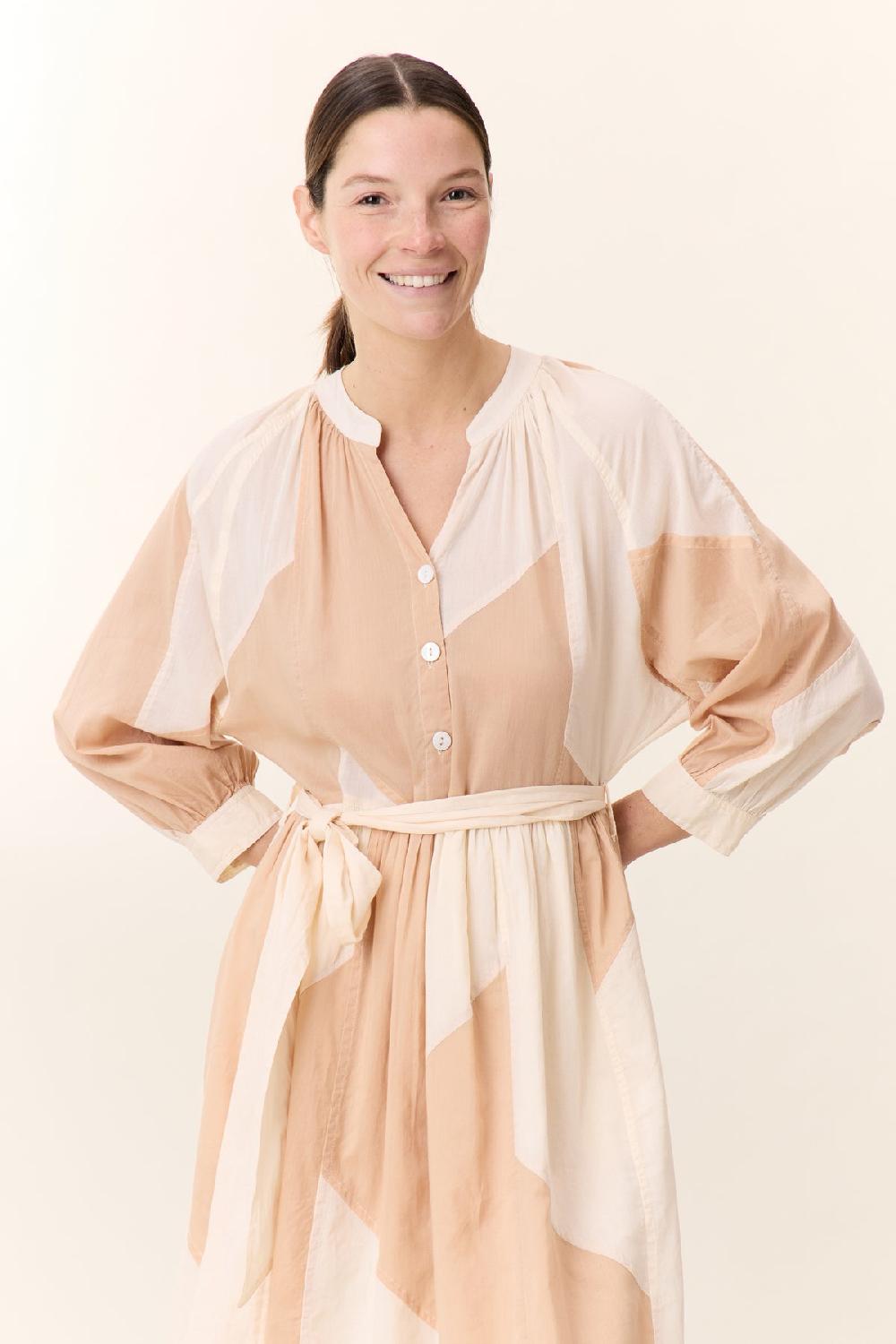 Leon & Harper Robe Runa Patch Nude