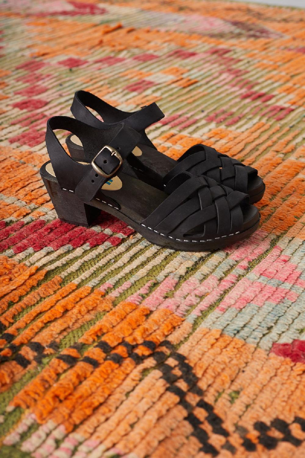 leon & harper Sabots Stockholm Black