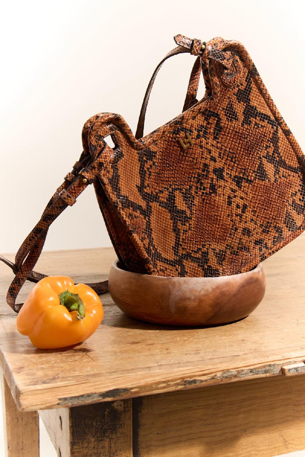 Leon & Harper Sac Frau Pytn Camel