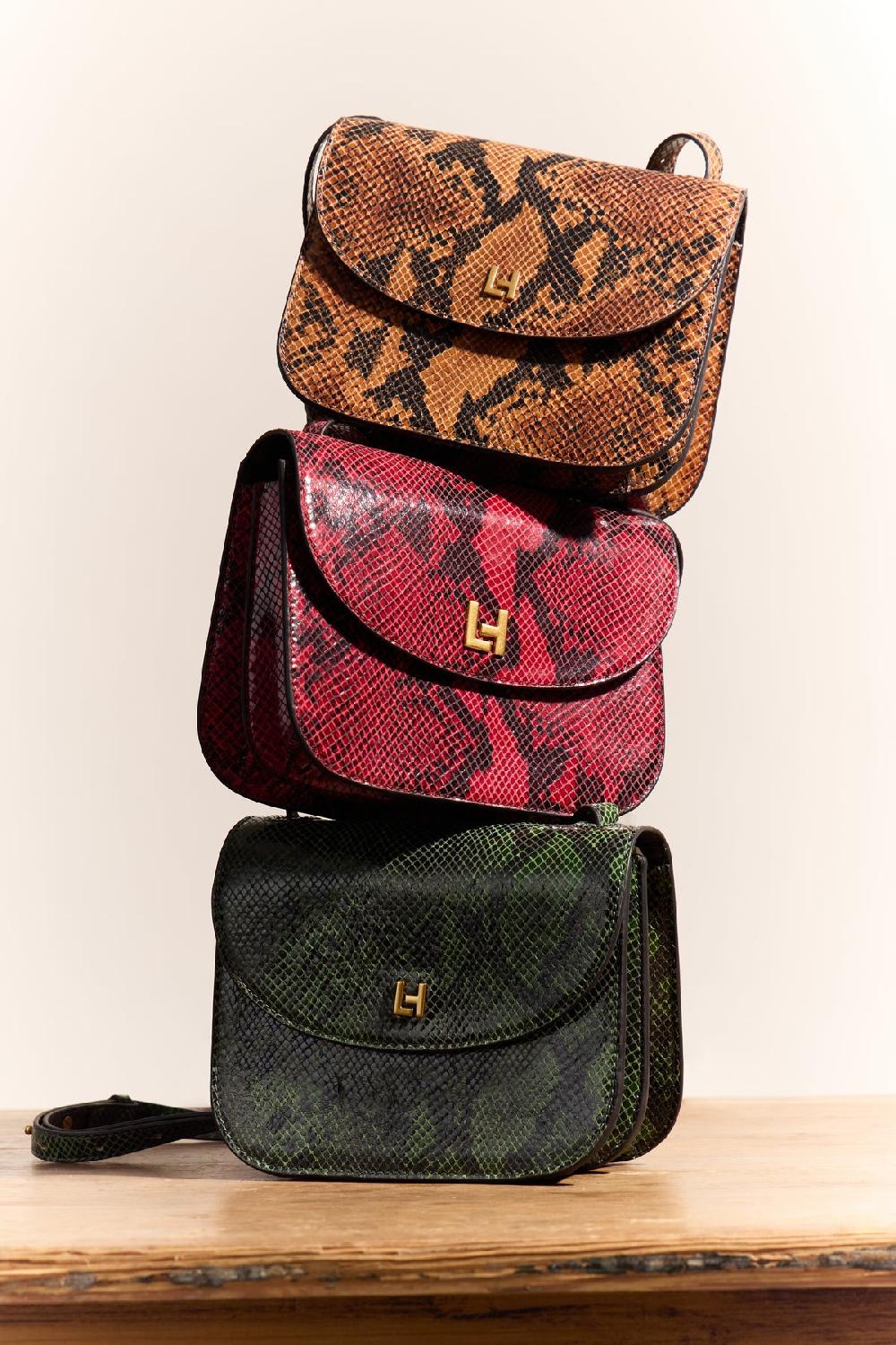 leon & harper Sac Gaby Pytn Green