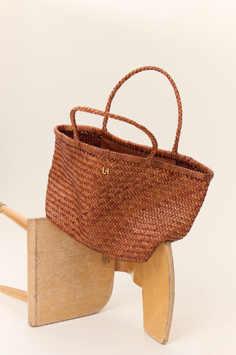 Leon & Harper Sac Samia Plain Cognac