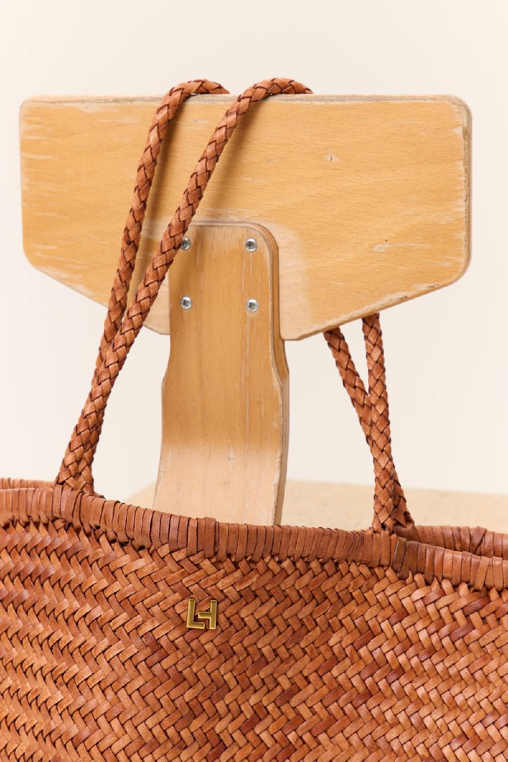 Leon & Harper Sac Samia Plain Cognac