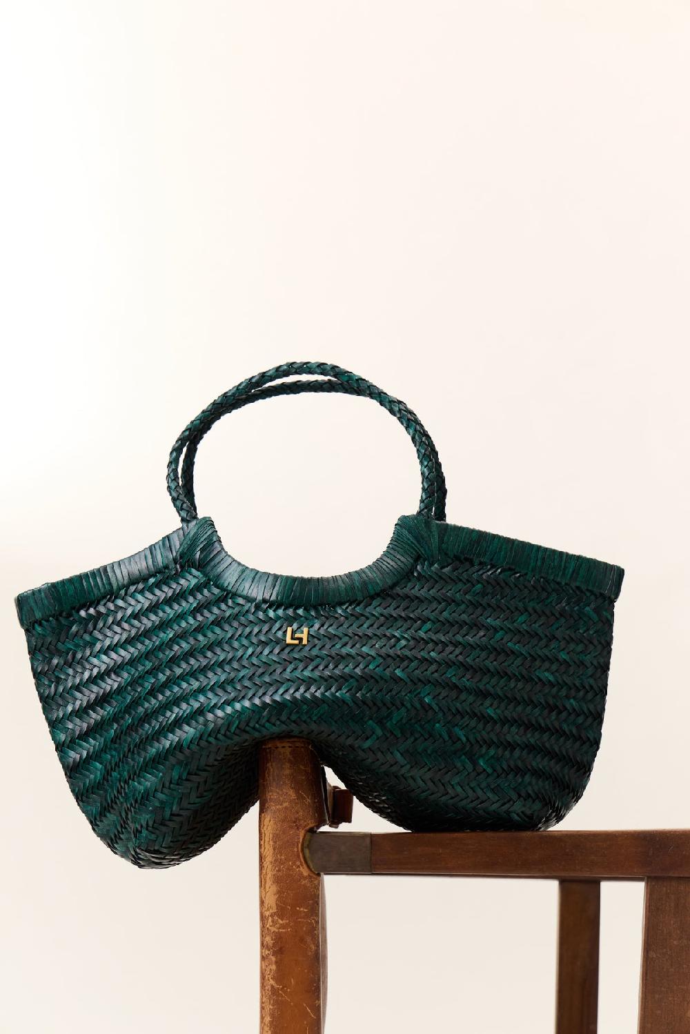 Leon & Harper Sac Yumi Plain Dark Green