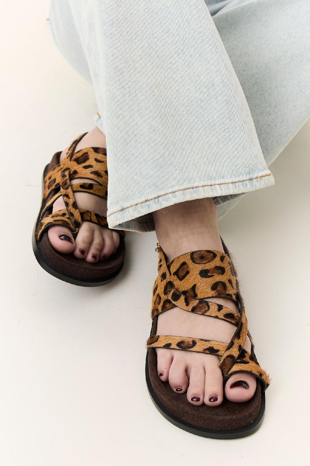 Leon & Harper Sandales Capel Leo Beige