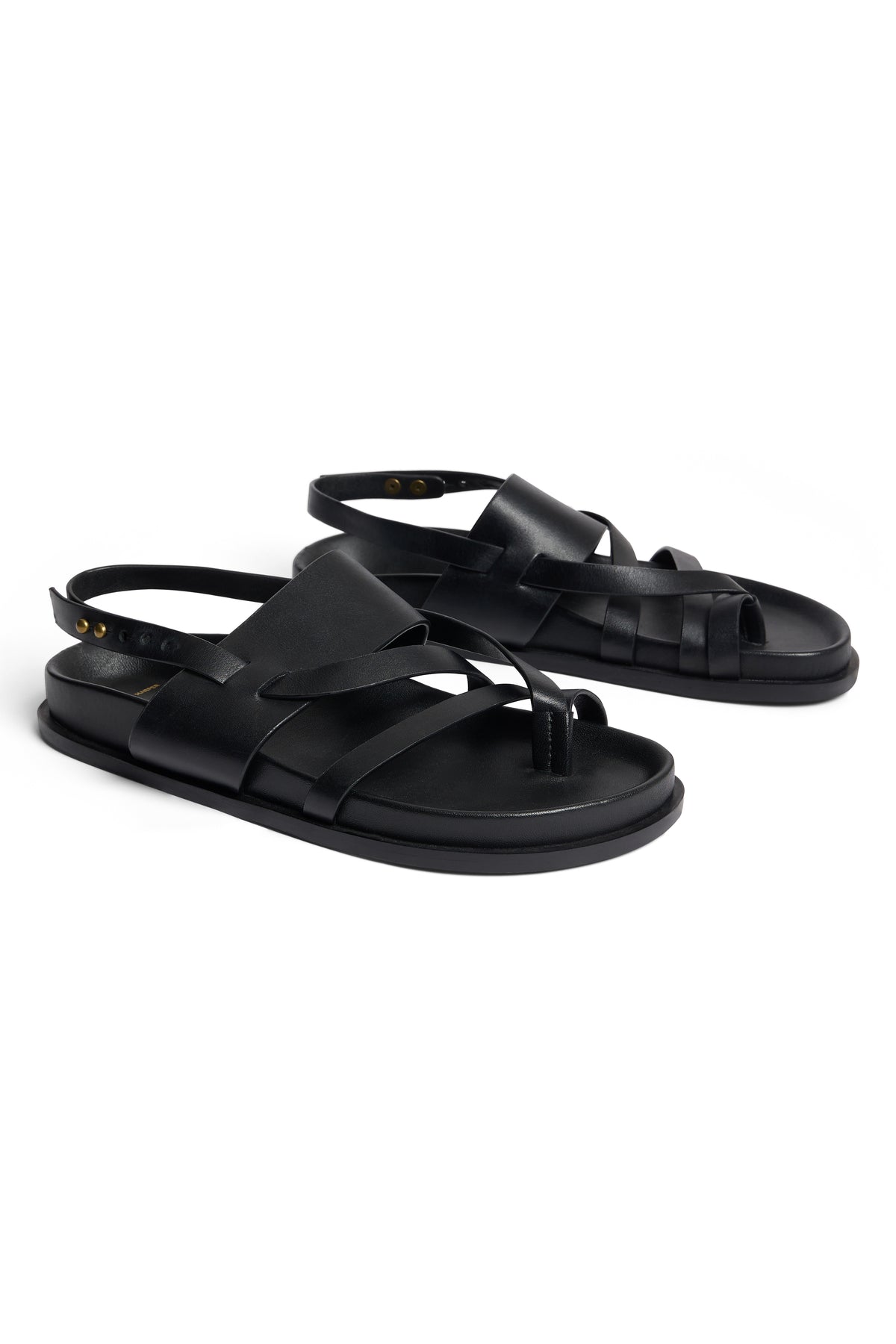 Leon & Harper Sandales Capel Plain Black